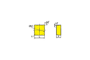 Пластина SPKN1204eder YBC401, 10 шт ZCC-CT 00001215952