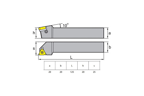 Державка резьбовая ZCC-CT SWR2020K16