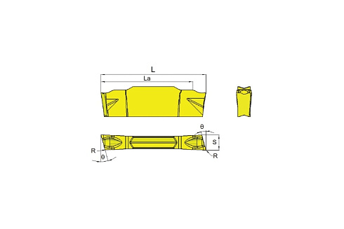 Пластина твердосплавная 10 шт ZCC-CT ZPED02502-MG-6R YB9320