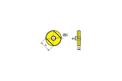 Пластина ROHX2005 YBG202, 10 шт ZCC-CT 00001214069