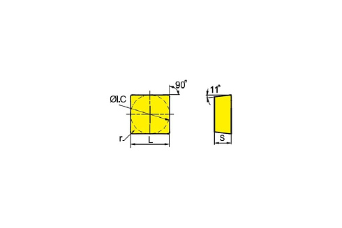 Пластина SPKN1204eder YBC401, 10 шт ZCC-CT 00001215952