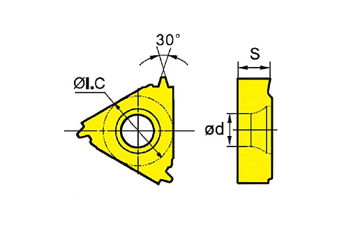Пластина RT16.01w-1.25gmpb YBG205 ZCC-CT 00001214227