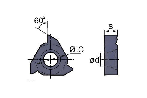 Пластина RT16.01n-3.00gmb YBG205 ZCC-CT 00001522208