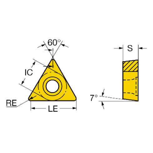 TCMT 16 T3 12-KM H13A