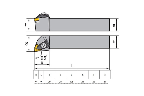 Державка для наружной обработки ZCC-CT DWLNL2525M08