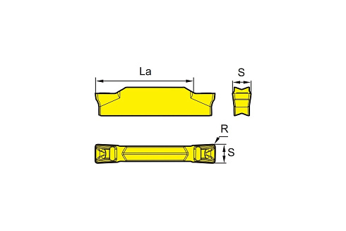 Пластина твердосплавная 10 шт ZCC-CT ZTED02503-MM YB9320