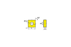 Пластина SNMM150616-hdr YBC351, 10 шт ZCC-CT 00001215723