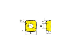 Пластина SDMT06t208-pm YBG205, 10 шт ZCC-CT 00001376412