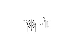 Пластина RCGX1204mo-lh YD101, 10 шт ZCC-CT 00001213830