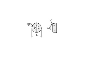 Пластина RCGX1204mo-lh YD101, 10 шт ZCC-CT 00001213830