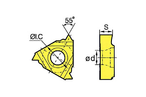 Пластина RT16.01w-14w YBG205 ZCC-CT 00001214308