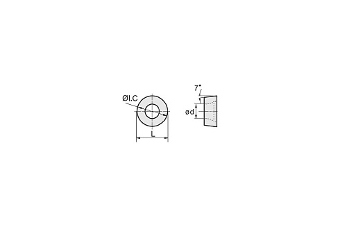 Пластина RCMT10t3mo YBC252, 10 шт ZCC-CT 00001213878