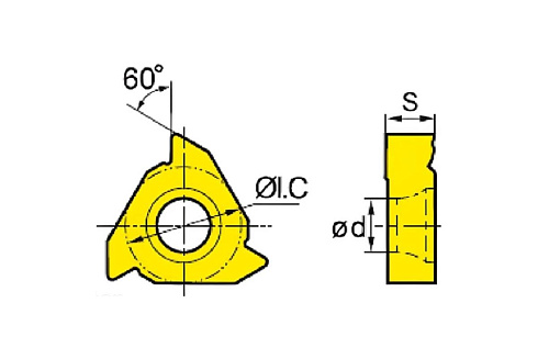 Пластина RT16.01n-3.00gm YBG205 ZCC-CT 00001214129