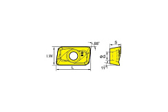 Пластина APMT1135pdr YBM251, 10 шт ZCC-CT 00001207703