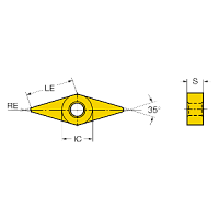 VNMG 16 04 08-PF 1525