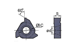 Пластина RT16.01w-1.50gmpb YBG205 ZCC-CT 00001214232
