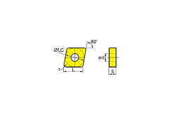 Пластина CNMG120404-em YBM253, 10 шт ZCC-CT 00001208698