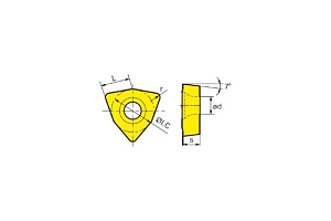 Пластина WCMX080412r-53 YBG202, 10 шт ZCC-CT 00001217721