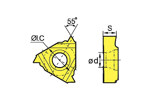 Пластина RT16.01w-14w YBG205 ZCC-CT 00001214308