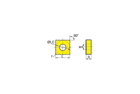Пластина SNMM250724-er YBM253, 10 шт ZCC-CT 00001215781