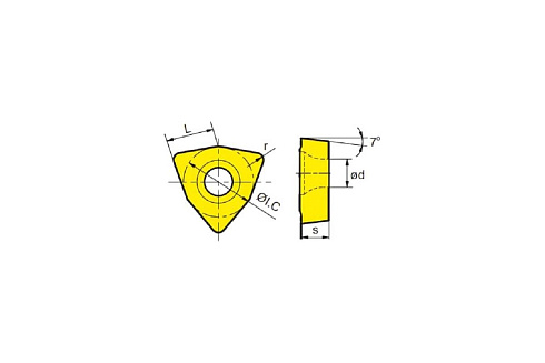 Пластина WCMX080412r-53 YBG202, 10 шт ZCC-CT 00001217721