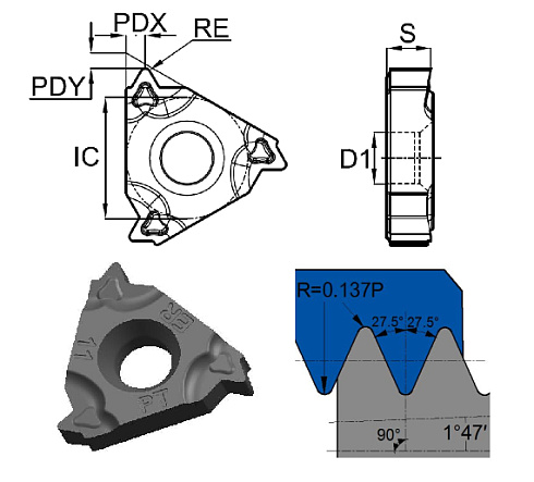 16ER19BSPT-TC-GM3325