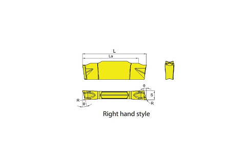Пластина твердосплавная ZCC-CT ZPFD0302-MG-6R YBG202
